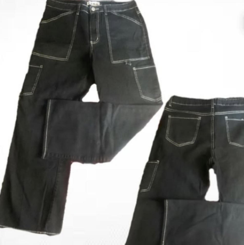 Source Unknown Black Bootcut Jeans - image 1